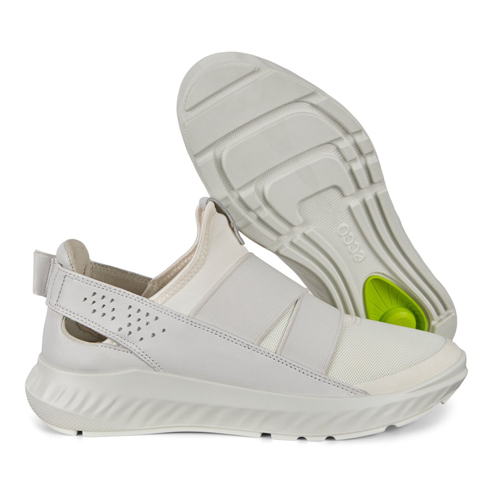Womens Slip-On - ECCO St.1 Lite Sneakers - White - 3928GEYIN